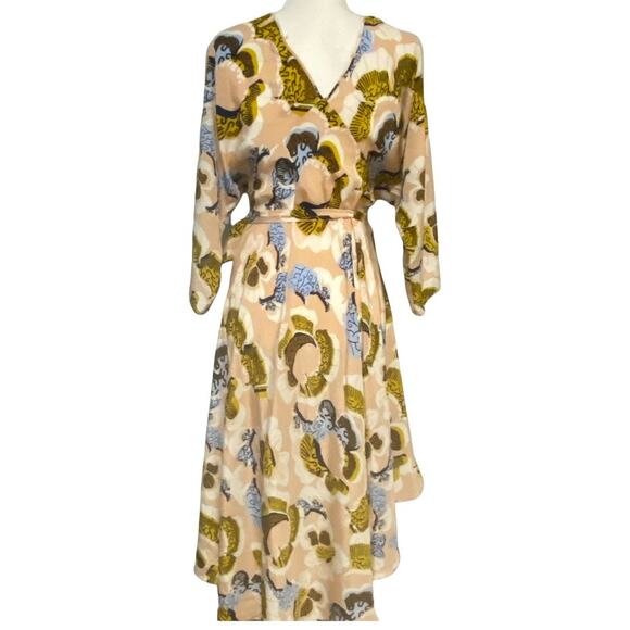 Diane Von Furstenberg Eloise Floral Silk Wrap Dress - Picture 3 of 7